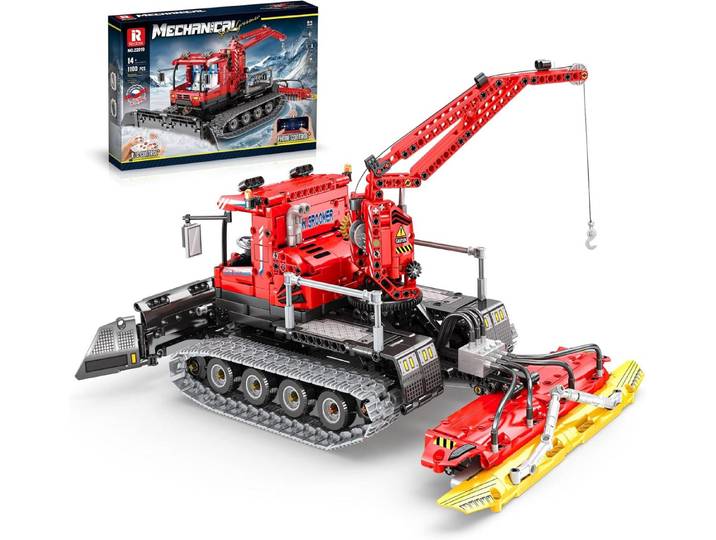 Reobrix 22019 Schneeraupe RC mit Fernsteuerung Konstruktions-Spielset, (1047 St)