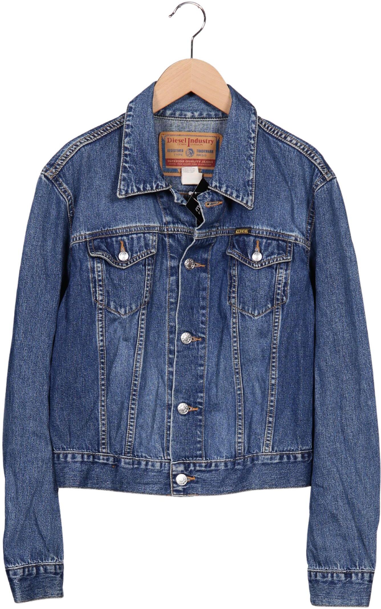 Diesel Damen Jacke, Blau, Gr. XL, Baumwolle - Second Hand