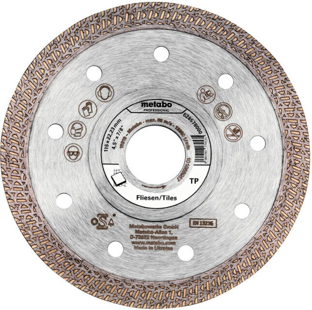 Metabo Disque à tronçonner diamanté 115x22,23mm,