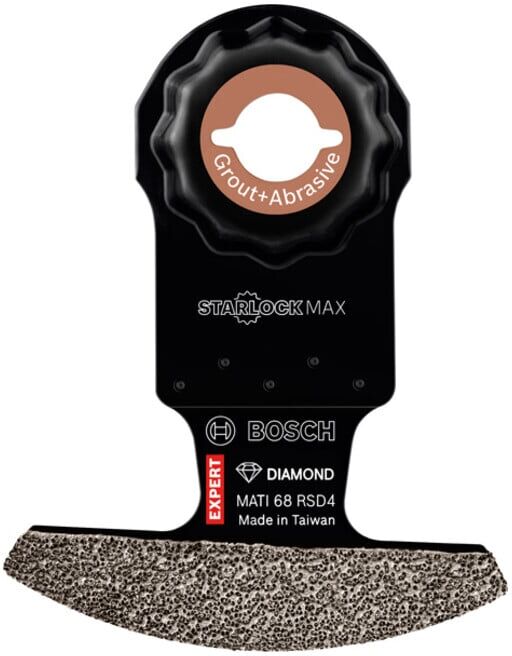 BOSCH Expert Grout Corner Blade (lame de scie à segment) MATI 68 RSD4 Lame pour outils multifonctions, 68 x 10 mm (2608900038)