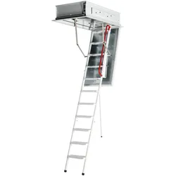 Wippro Dachbodentreppe Eurostep Smart Brandhemmend Lukenmaß 120x70cm