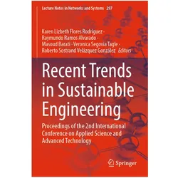 Recent Trends in Sustainable Engineering, Fachbücher