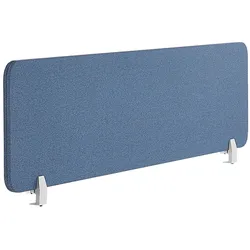 SCHREIBTISCHTRENNWAND 160 x 40 cm Blau Wally