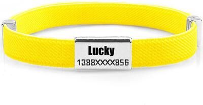 Uplift Treasures Personalized Breakaway Cat Collar With Custom ID Tag yellow And Tag
