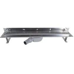 Duschrinne Ceramia S-Line Klasik 55 cm Edelstahl glänzende Quadrate ZLAB60NRZ1LEM