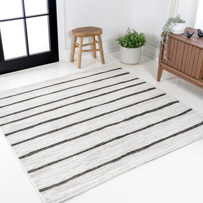 JONATHAN Y Andratx Berber Stripe Indoor/Outdoor Area Rug