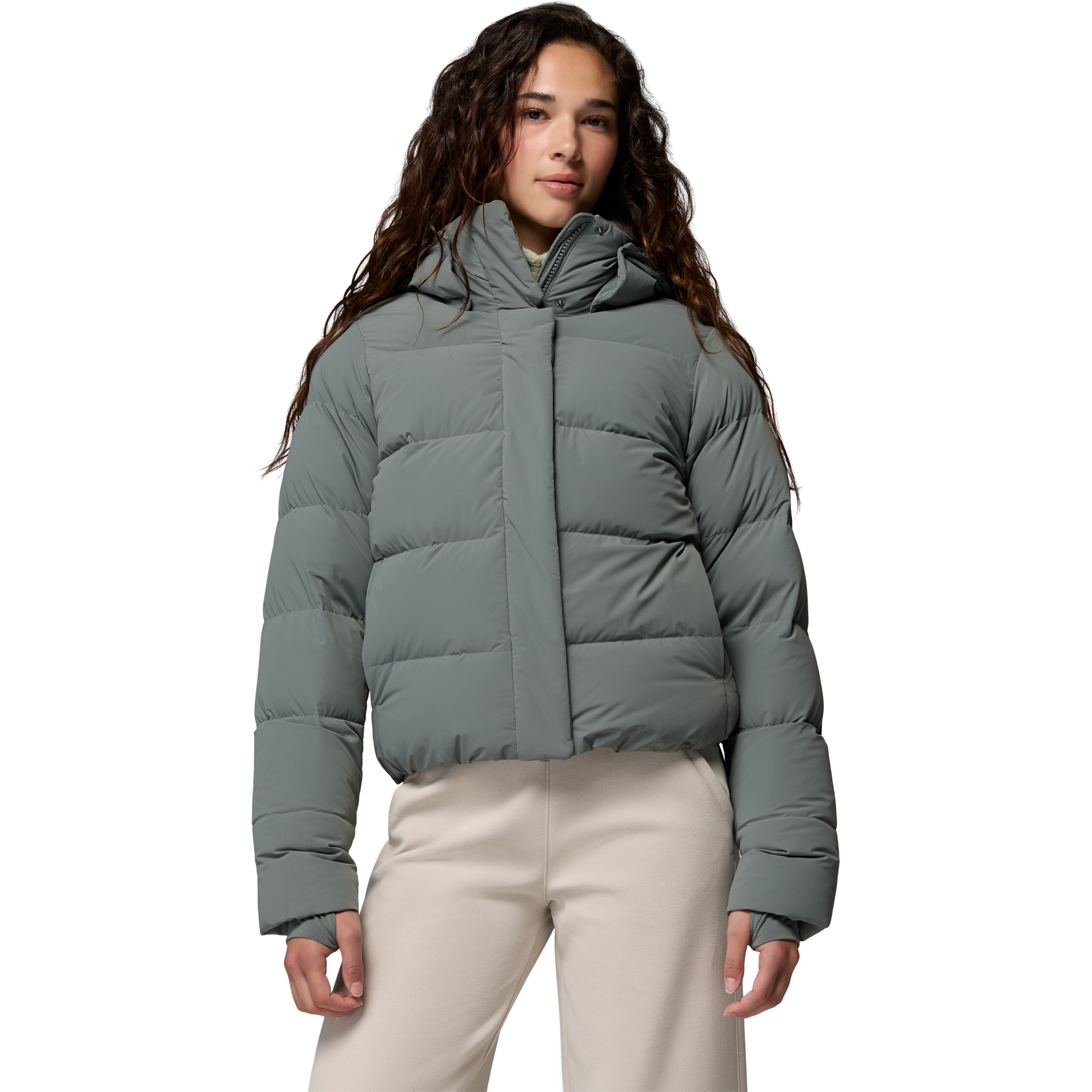 Columbia Amaze Puff Damen Isolationsjacke grau Größe XL Trekking Windabweisend Wasserabweisend