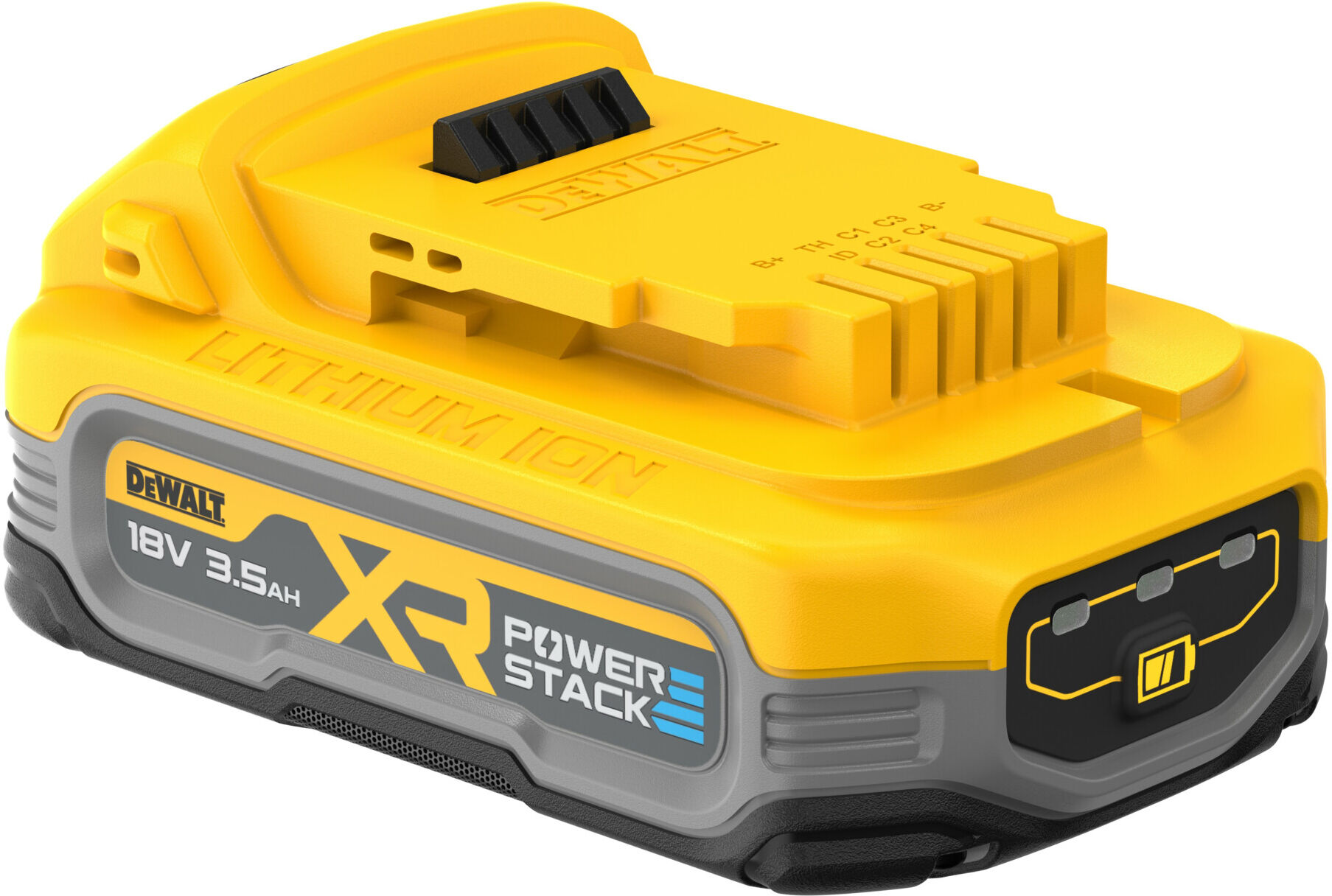 DEWALT Powerstack Akku, 18V / 3,5 Ah, 2er Set (DCBP318S2-XJ)