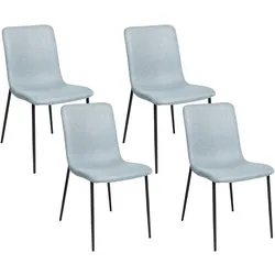ESSZIMMERSTUHL 4er-Set Hellblau Glendive