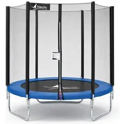 Kangui Trampolin – Ø 180 cm – Blau – – Mit Sicherheitsnetz (180 cm)