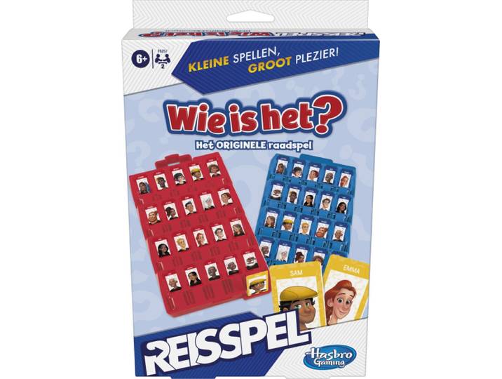 Hasbro Reis Wie is het F8257NS01 - Spel - Raad het juiste gezicht - Vanaf 7 jaar (2 spelers)