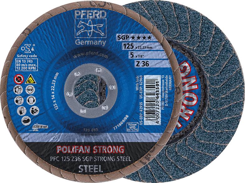 PFERD Fächerschleifscheibe Z SGP STRONG STEEL POLIFAN