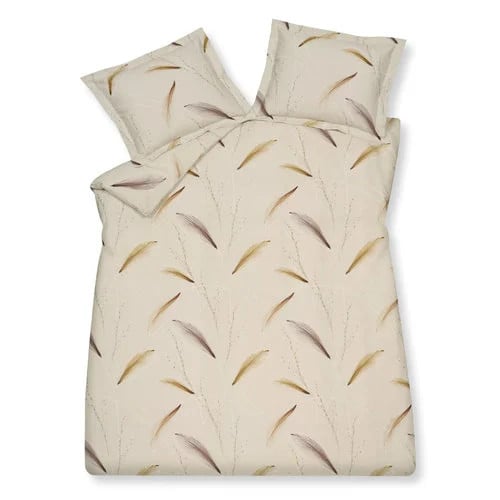 Vandyck Light Feather 2-persoons dekbed in cream tan (200x200/220 cm)