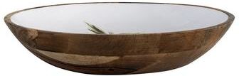 BIDK Home Mango Wood Large Round Bowl