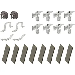 Flachdachsystem Ost/West Set Basis weitere Reihe /3 10 Grad für 2 Module