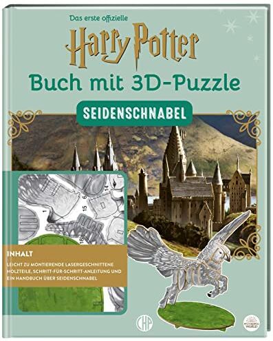 Warner Bros. Consumer Products GmbH - Harry Potter - Seidenschnabel - Das offizielle Buch mit 3D-Puzzle Fan-Art: Buch mit hochwertigem Harry Potter Seidenschnabel-Figuren-3D-Puzzle Set ... mit Holz Figur, Geburtstagsgeschenk - Preis vom 09.10.2026 07:28:0