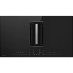 AirJet FlexPro Down Air System   Induktionsherd + Abzugshaube   Flexzone   Booster Schwarz