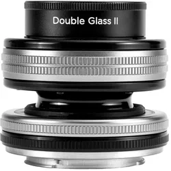 Lensbaby Twist 60 + Double Glass II Optic Swap Kit for Canon RF Mount (Canon RF), Objektiv, Schwarz