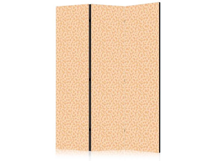 Muralo Paravent Akustik 3-tlg 135x172 cm Punkte Muster, Orange, Holz, Abstrakt, Rechteckig, 135x172x3 cm, Wohnzimmer, Raumteiler, Paravents