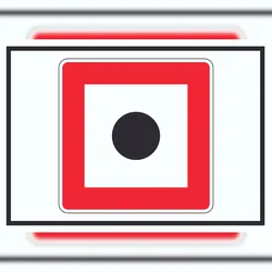 HB-Druck Schallzeichen geben  Schild mit Symbol Horn benutzen A6 (105x148mm)