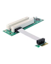 Delock Riser card PCI Express x1 > 2x 32Bit 5 V with flexible cable 9 cm left insertion Card (41341)