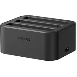 Insta360 Fast Charge Hub, Action Cam Zubehör, Schwarz