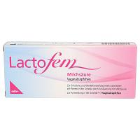 LACTOFEM Milchsäure Vaginalzäpfchen 7 St