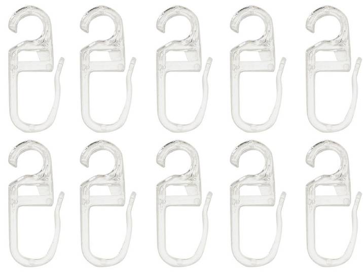 Clips plastik weiss