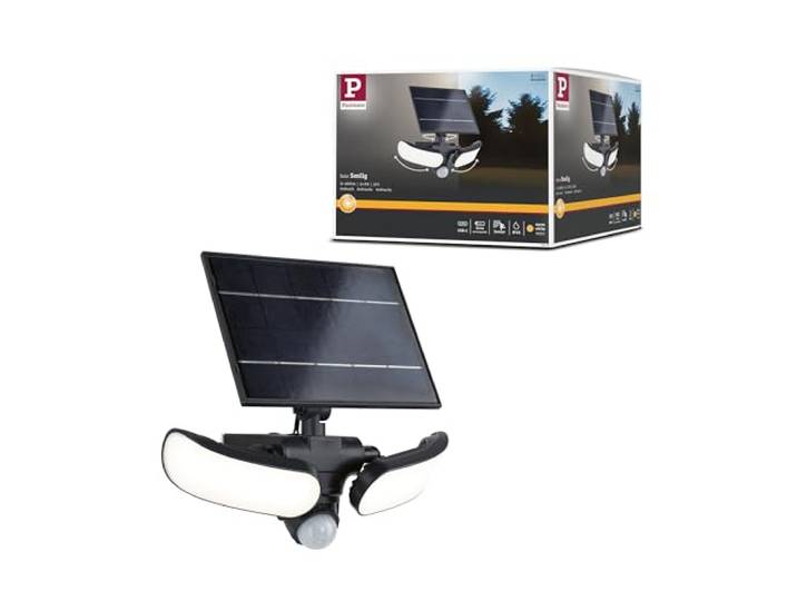 Paulmann Outdoor Solar Fluter Sonlig IP65 3000K USB PIR Anthrazit 94610