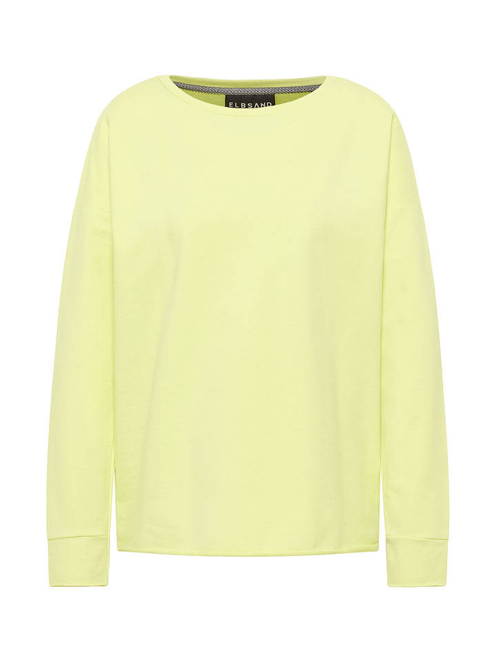 ELBSAND Longsleeve "Riane" in Gelb - S