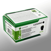 Lexmark Toner C2320K0 schwarz