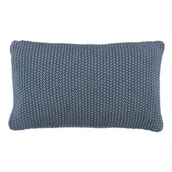 Marc O'Polo Dekokissen Nordic Knit 30x60 Smoke Blue