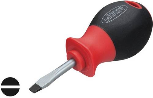 Vigor Werkstatt Schlitz-Schraubendreher Klingenbreite: 5.5mm Klingenlänge: 38mm