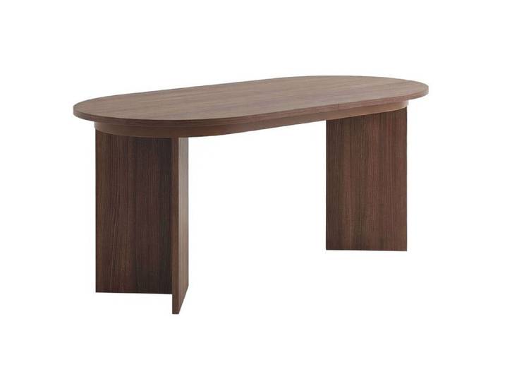 Table repas extensible en bois 160/200 cm  Sorell  - 8 places - Marron