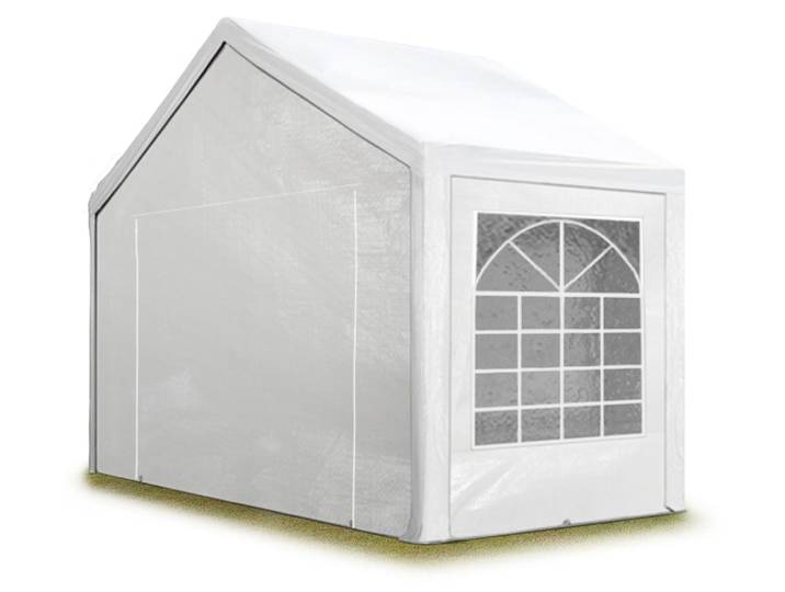 TOOLPORT Tente de réception 3x2 m pavillon Blanc bâche PE 350 N imperméable Tente de Jardin