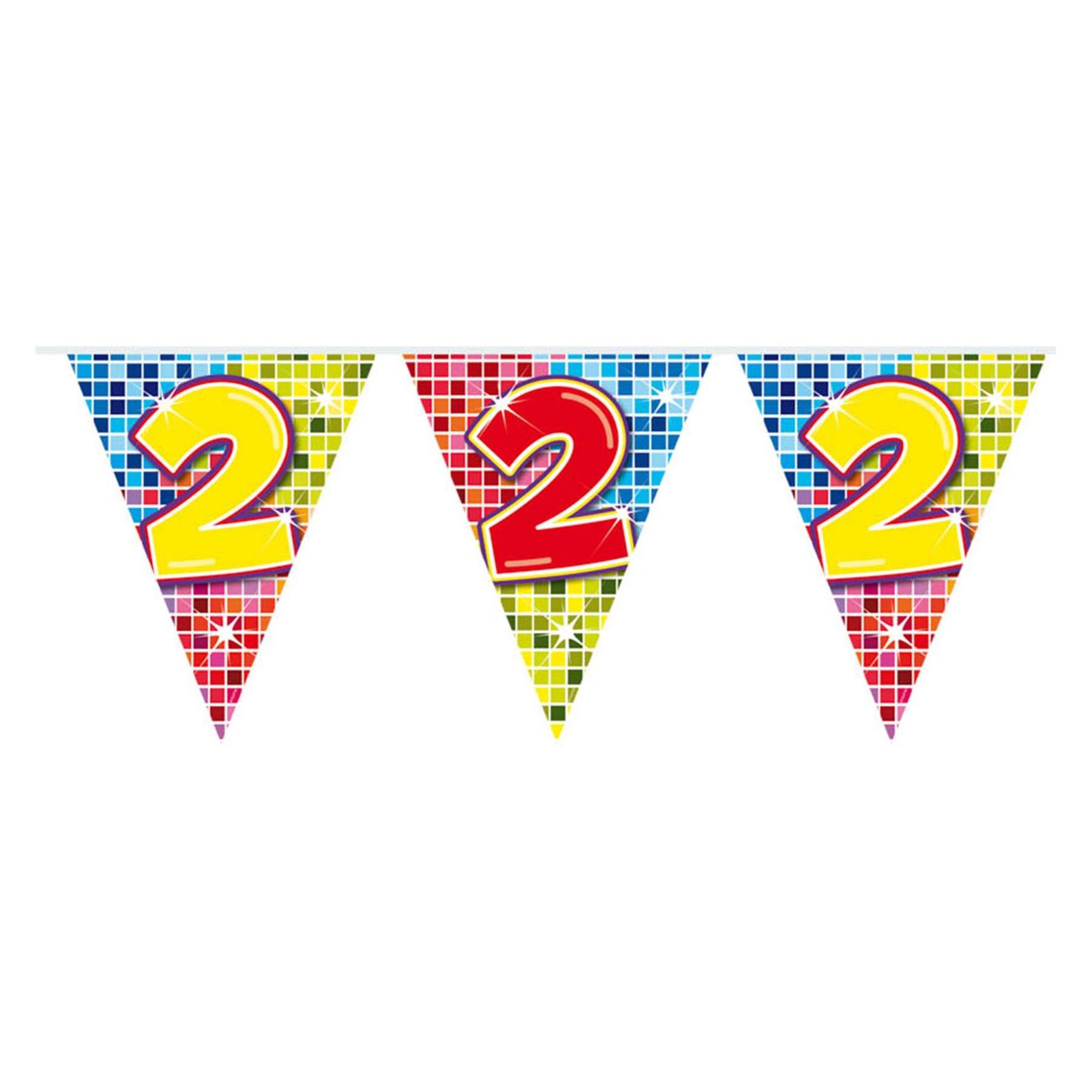 Folat Mini Flaggen Linie Blocks 2 Jahre (1 Stk.) (19768842)