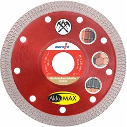 Marcrist RC850 AkkuMAX Diamanttrennscheibe für Dachdecker - 125mm - für Ziegeln