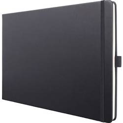 Sigel CO200 Notizbuch Conceptum Hardcover DIN A4 quer blanko Schwarz 66 Blatt Mikroperforation