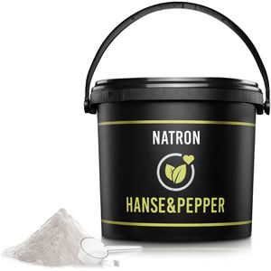 Hanse&Pepper Natron E500ii, Lebensmittelqualität, Pulver, Natriumhydrogencarbonat zum Backen und Reinigen, 5 kg