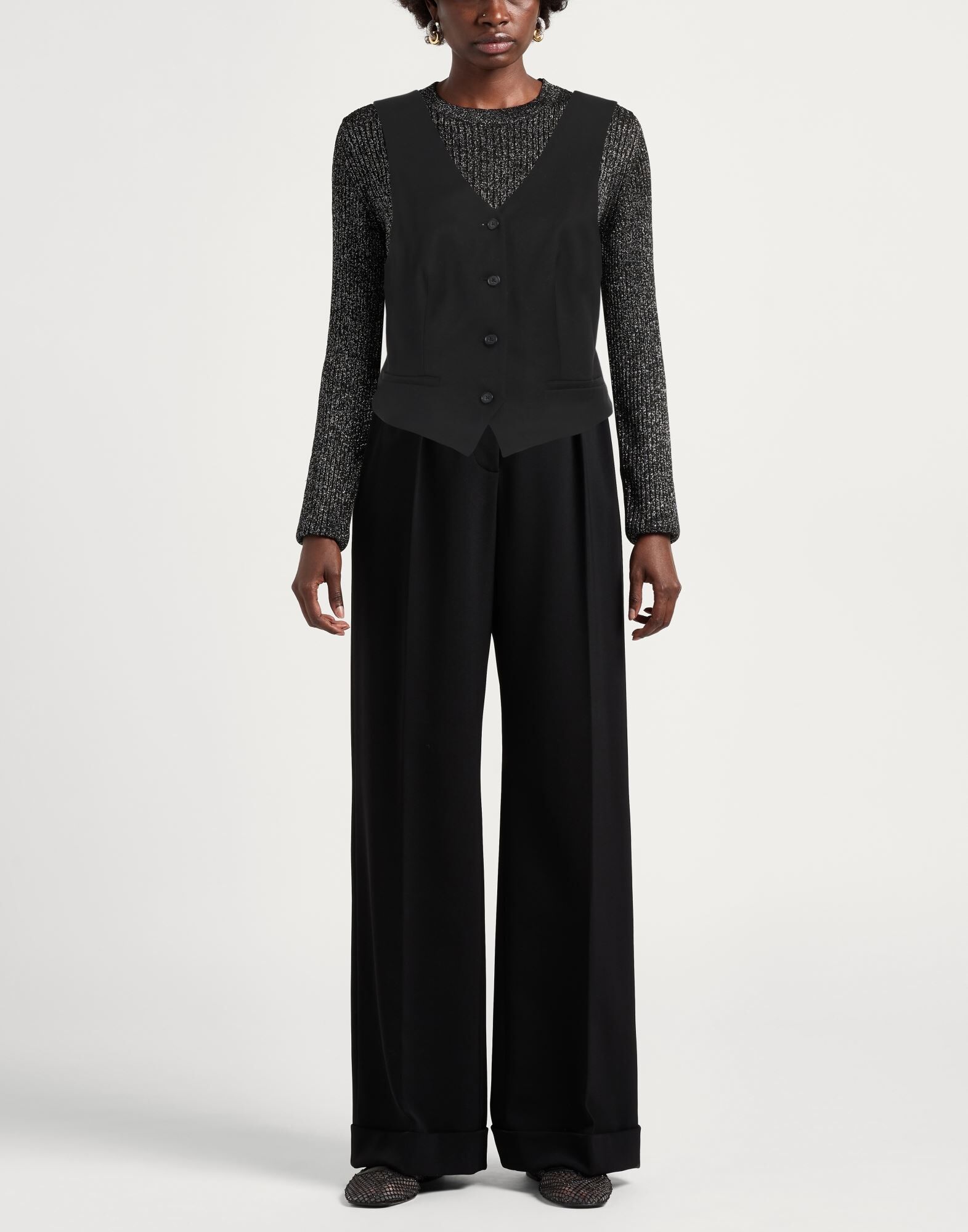 Drykorn Chaleco sartorial Mujer Negro 3 Mujer