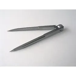 Spitz-Zirkel, geschmiedet, gehärtet und poliert 150 mm