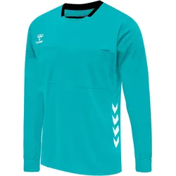 hummel Referee Chevron langarm Schiedsrichtertrikot Herren scuba blue S