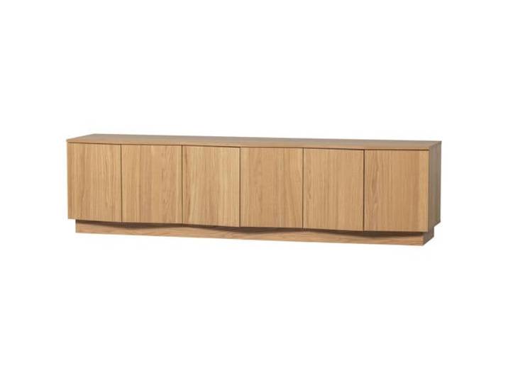 WOOOD Zuma Tv-Meubel - Eiken - Transparant - 52x200x45