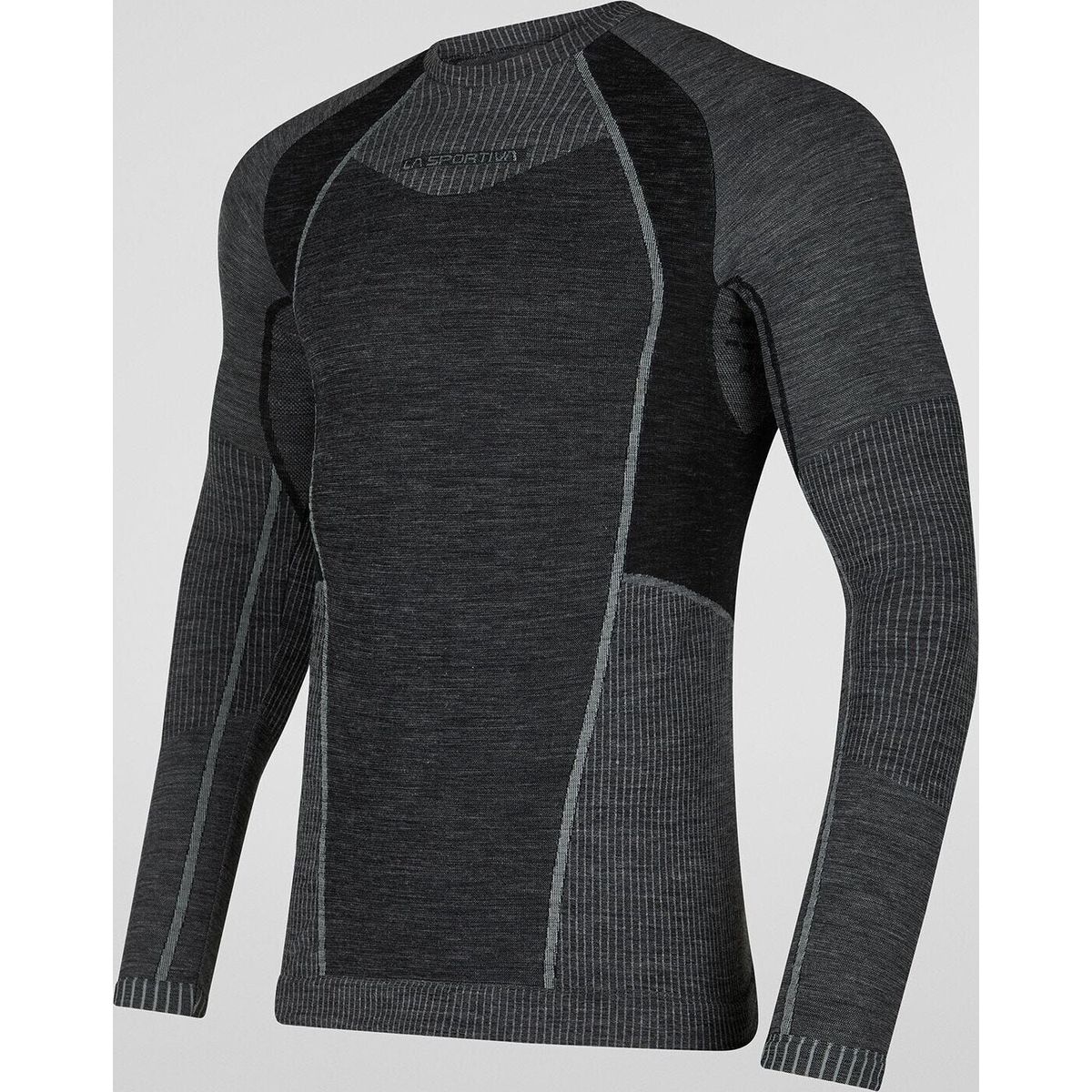 La Sportiva Wool70 Tech Longsleeve Men carbon/cloud (G00G07) XL ZASB003G00G07XL