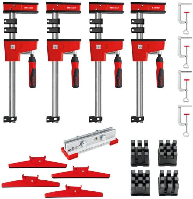 Kit de serre-joints à corps Bessey offre spéciale (KRE-SET-A)