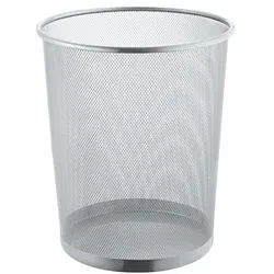 helit Papierkorb »the circle network H25185« 15 L silber, 26.5x28x26.5 cm