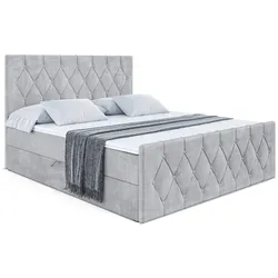 BOXBETT VELANTO-Z - 180 x 200 - H3 - Hellgrau