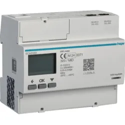 Hager Energiezähler 3phasig ECA312D