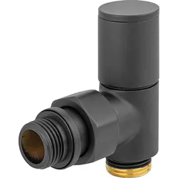 Regulier- und Absperrventil 200NN, schwarz DN15 (1/2''), Eckform