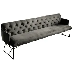ESSZIMMERBANK CHARME Grau Velvet